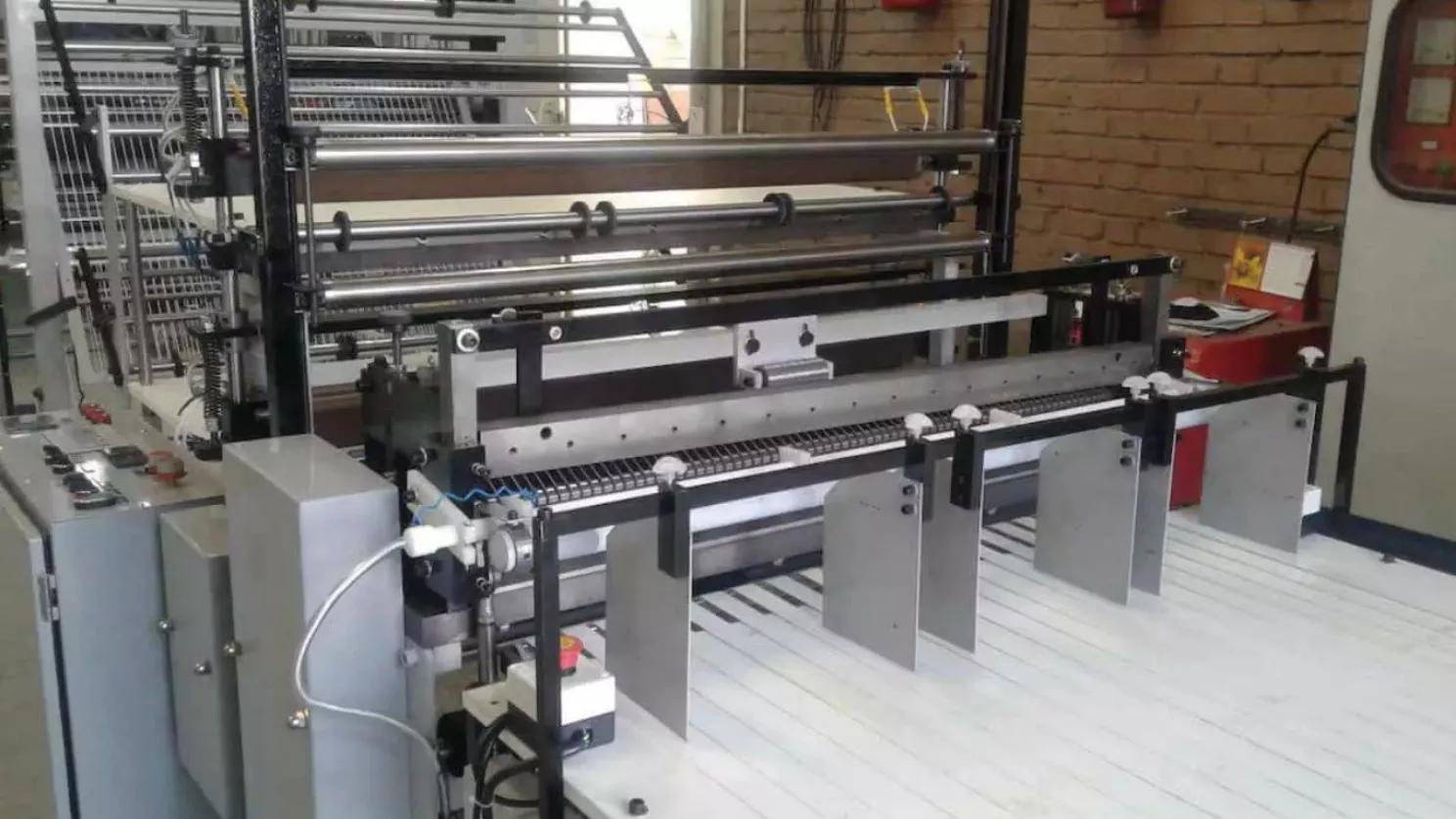 Application of plastic perforating machine