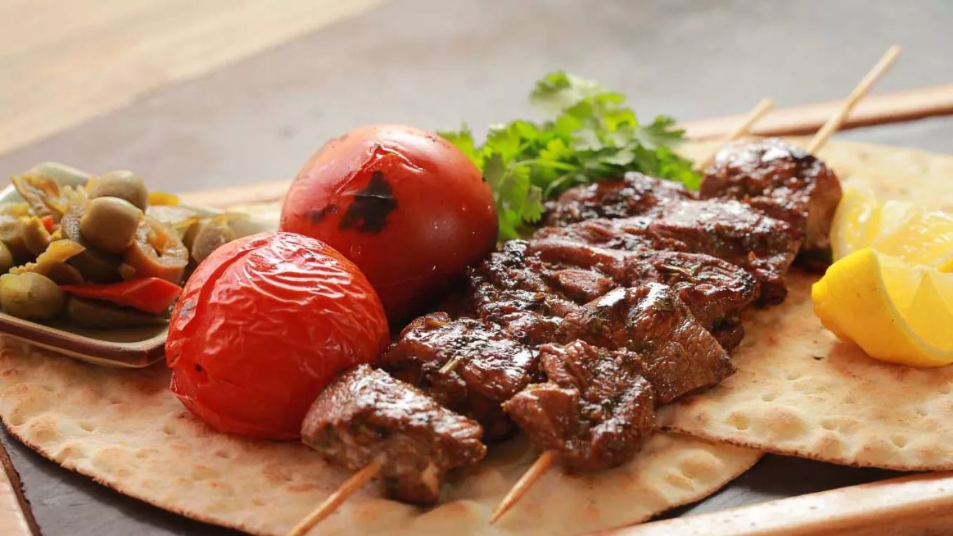 All kinds of local dishes of Gilan with meat