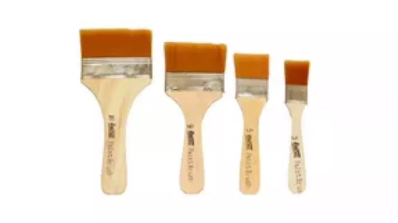 The steps of working with a brush