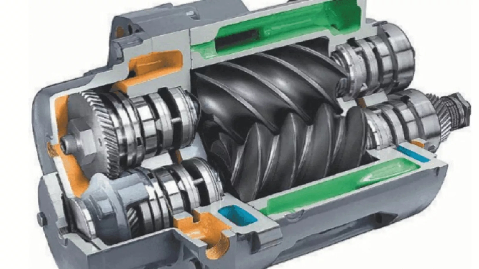 Screw compressor components