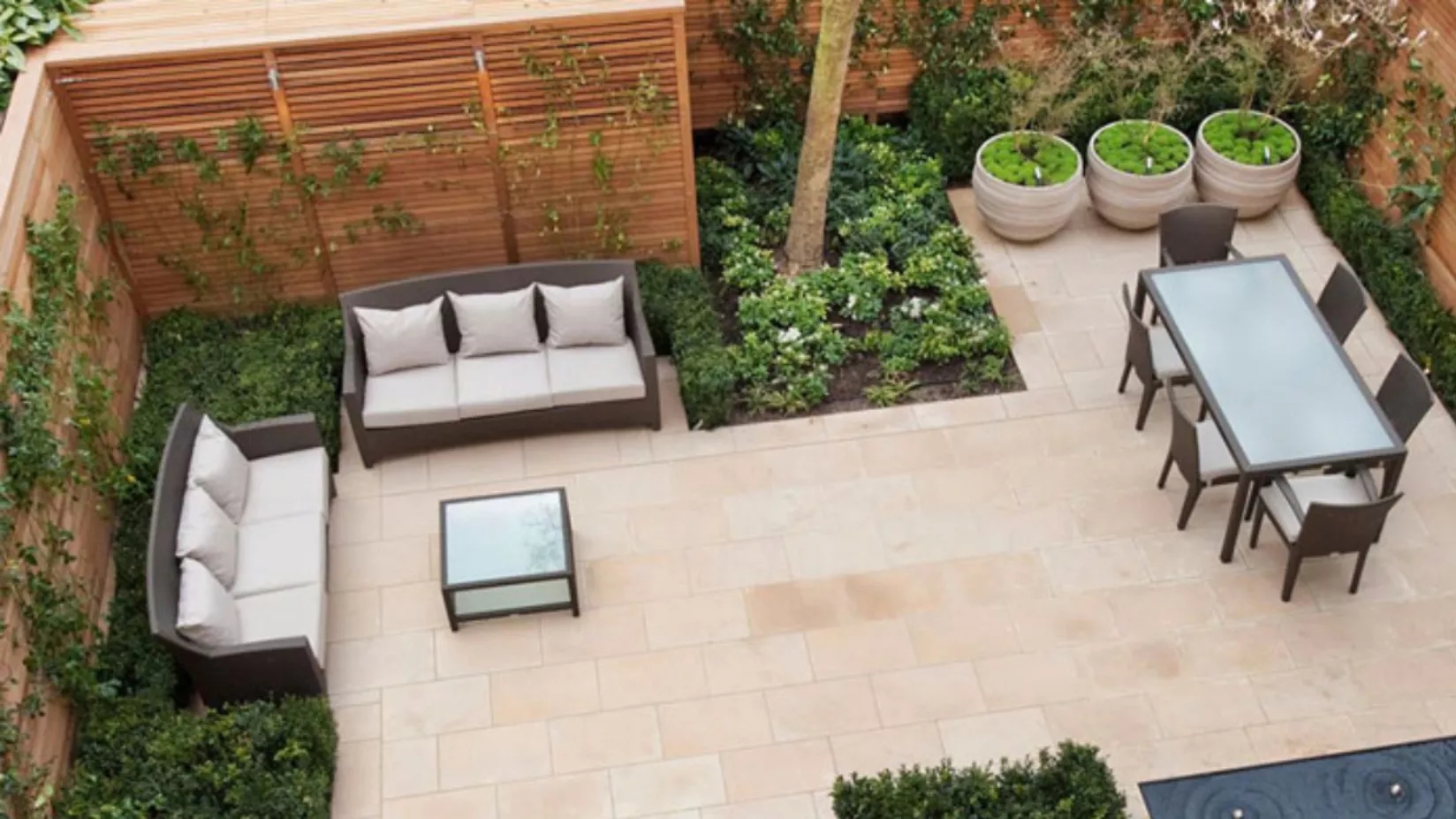 Landscaping of the villa to benefit more from its space