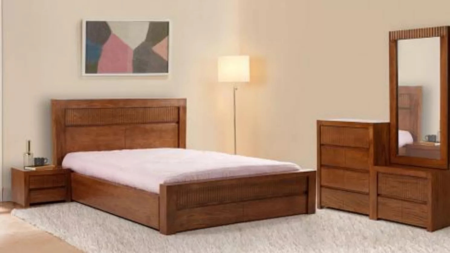 Wooden service tools and accessories such as sofas, tables and beds
