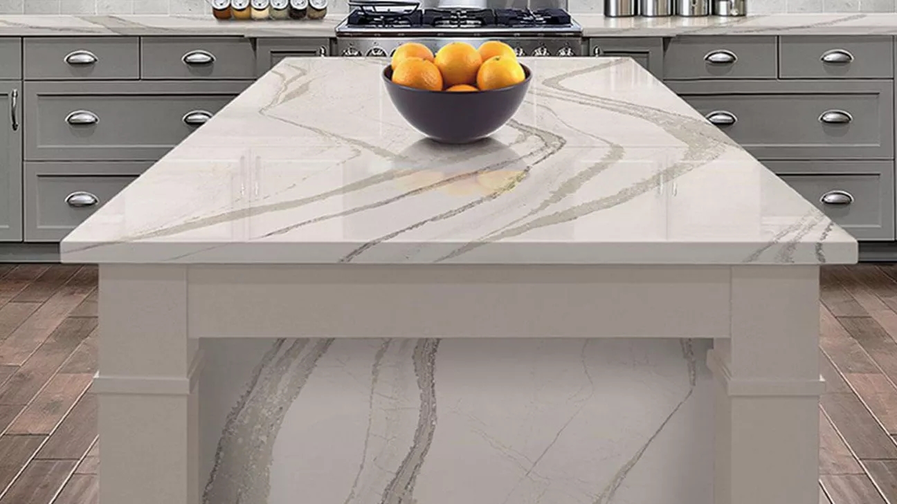 What cabinets are Corian and quartz plates suitable for?