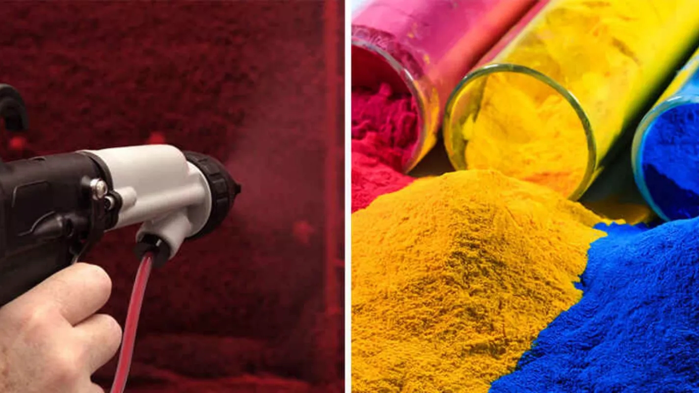 The steps of applying electrostatic powder paint on metal surfaces