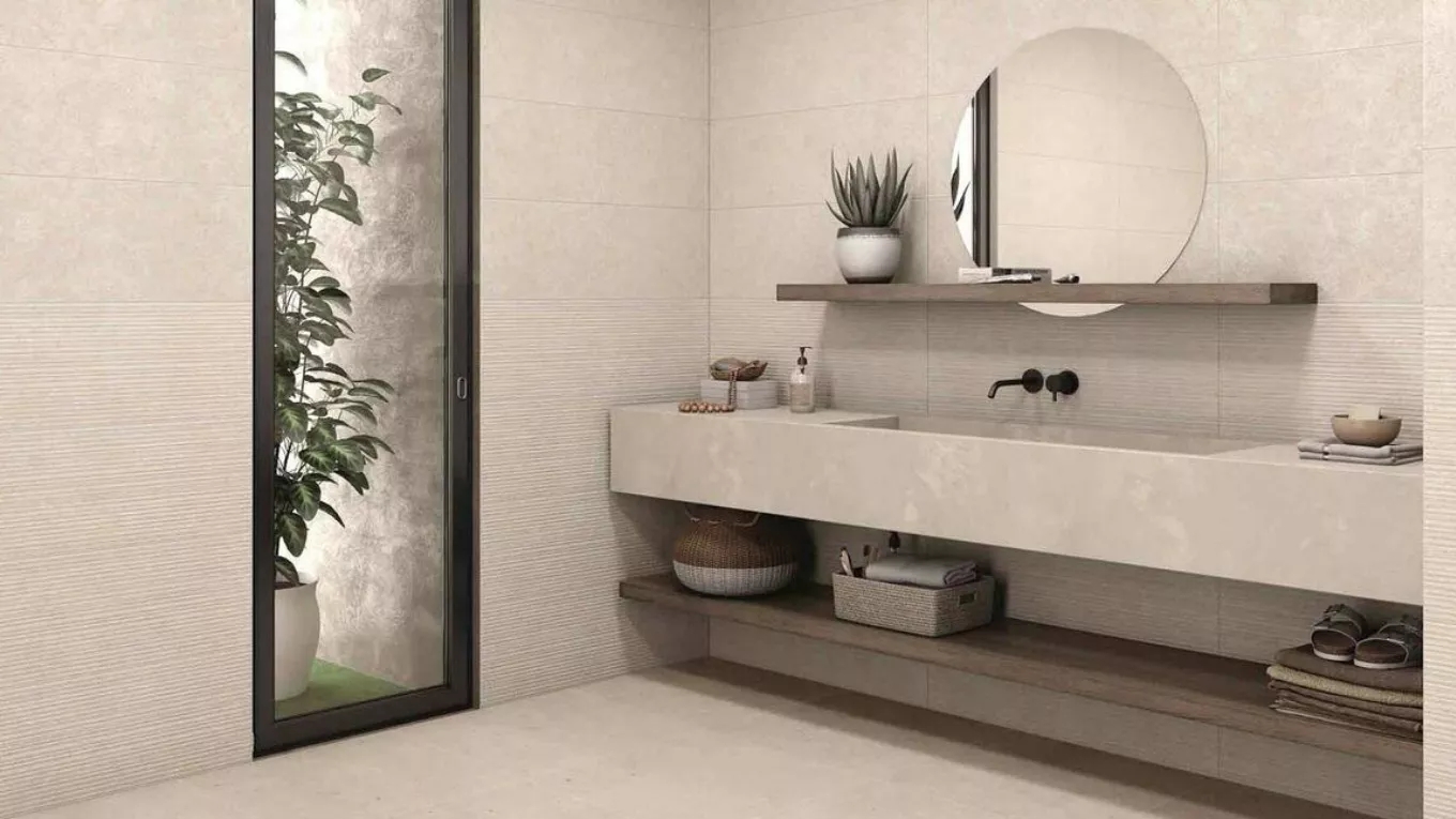 Antibacterial ceramic tiles