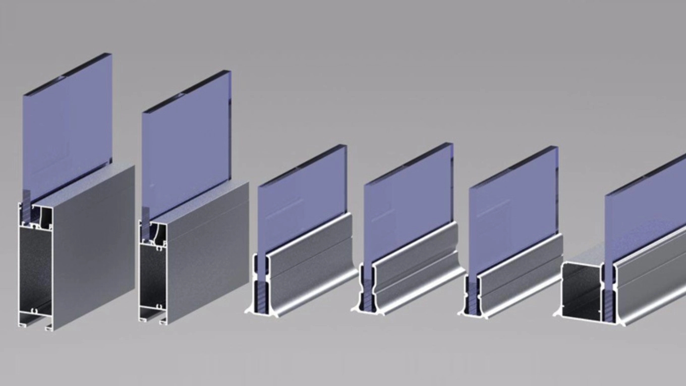 Tempered glass rail