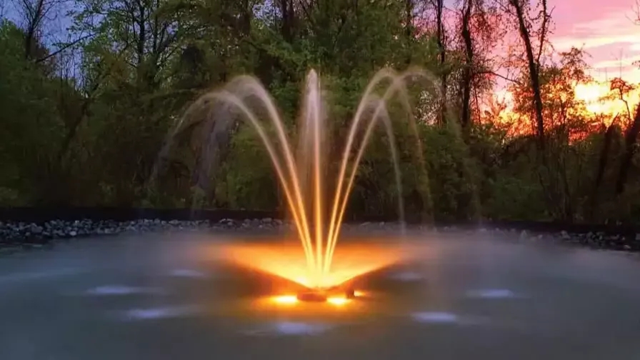 Types of fountain nozzles and their use