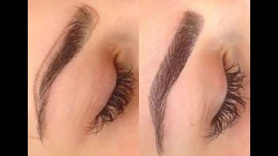 Care after eyebrow microblading