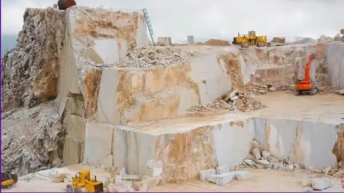Where is marble found and where does it come from?