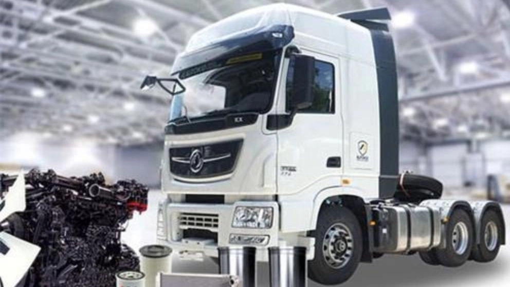 How does the suspension system of heavy vehicles work?