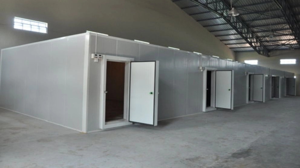 Types of industrial cold storage in terms of temperature range