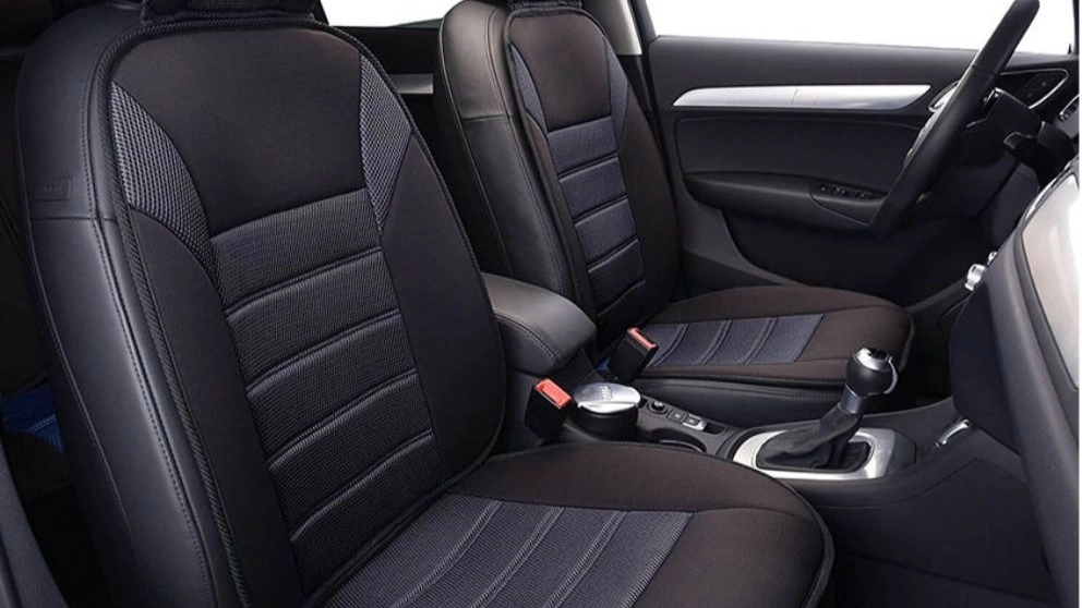 Custom sewing of seat covers for cars