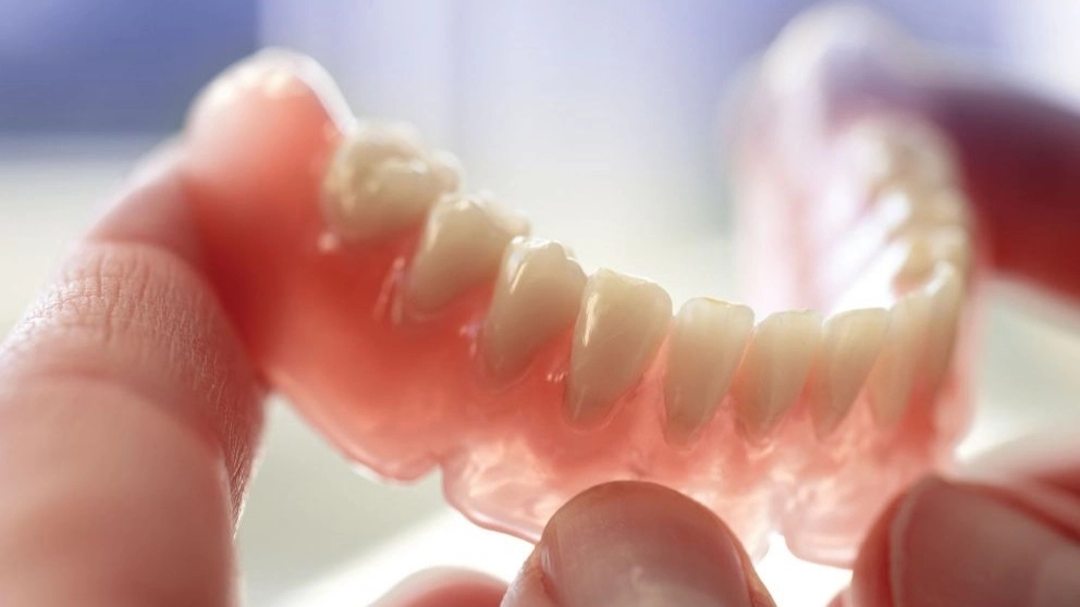 The stages of making artificial teeth
