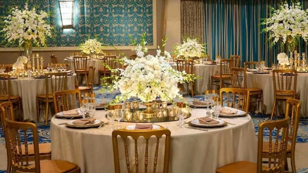 types of reception in the wedding hall; Menu selection guide