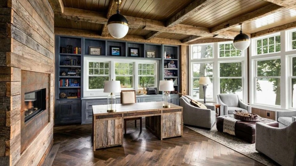 Rustic style in interior decoration