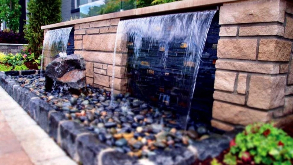 Different shapes of water ponds for the yard