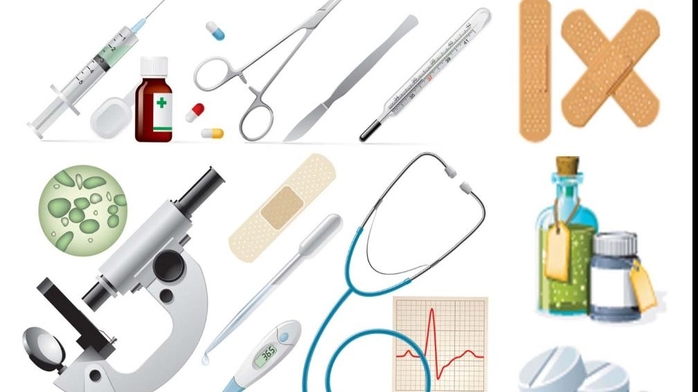 Introducing the list of names of all types of medical equipment