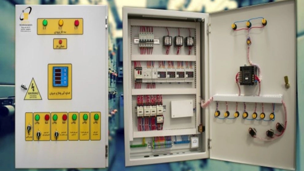 Industrial switchboard assembly steps