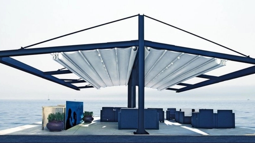 Fixed and movable canopy