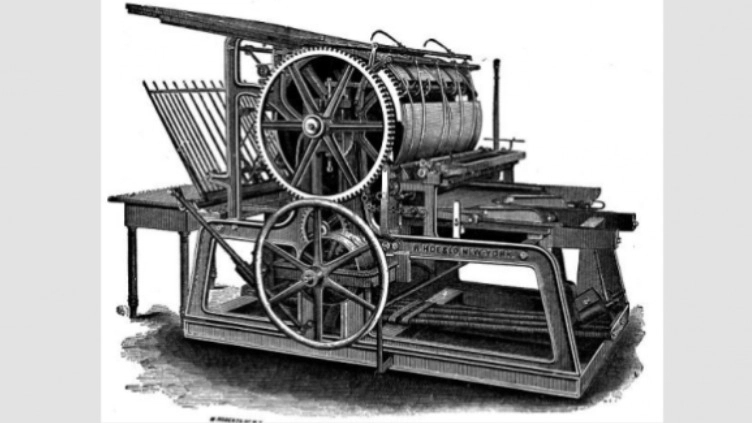 An overview of the history of printing machines