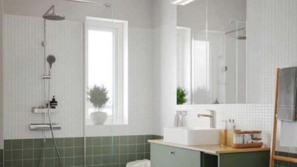 bathroom shelf