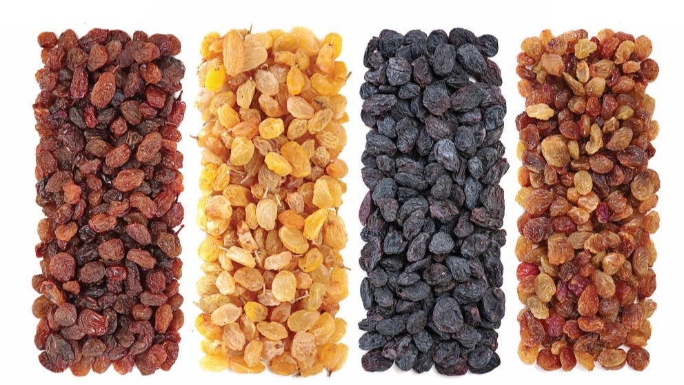 Get to know more types of raisins