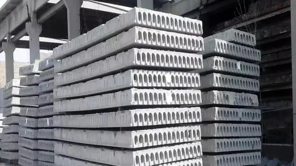 Types of building materials in the shaft