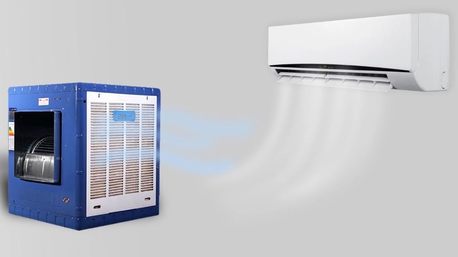 Comparison of electricity consumption of gas cooler and water cooler