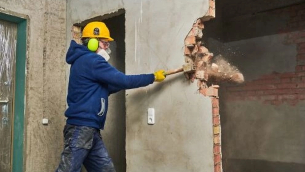 What are the principles and methods of partial and total destruction of the building?