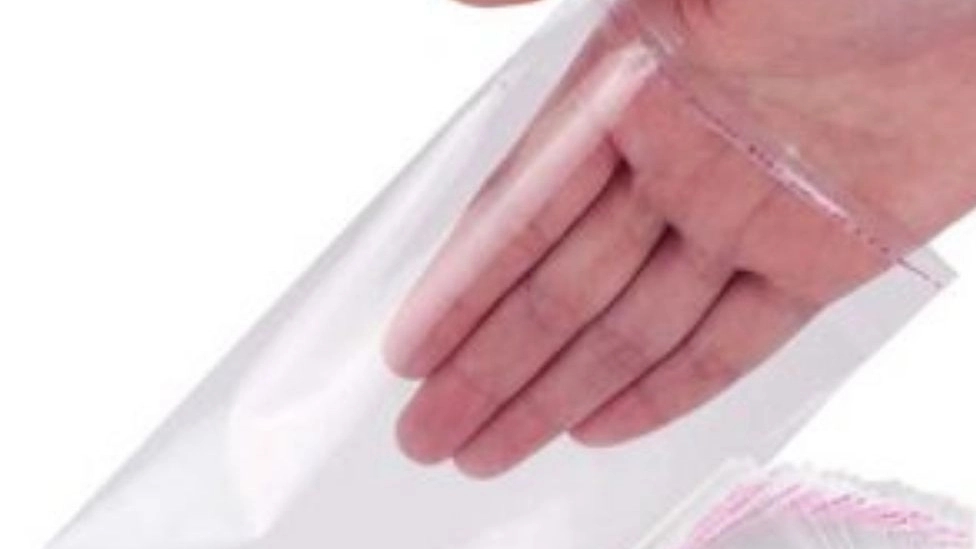 Printed adhesive cellophane