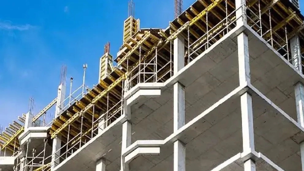 What is a concrete frame structure?