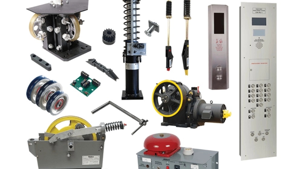 Basic components of the elevator