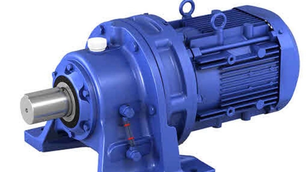 Application of electric motor gearbox