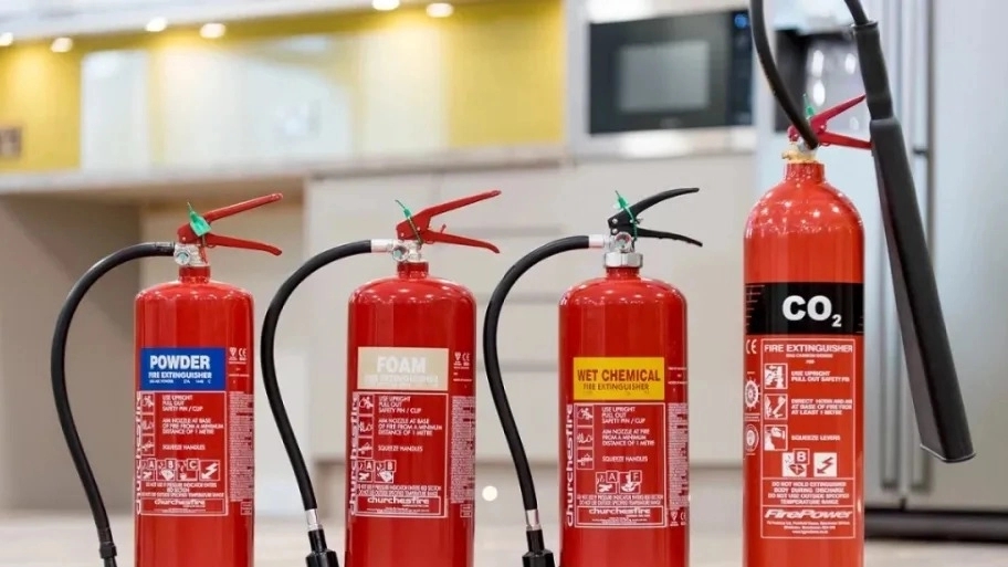 Types of fire extinguishers