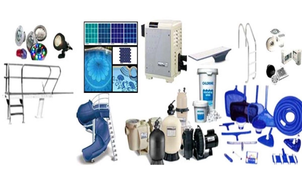 Equipment needed to build a swimming pool
