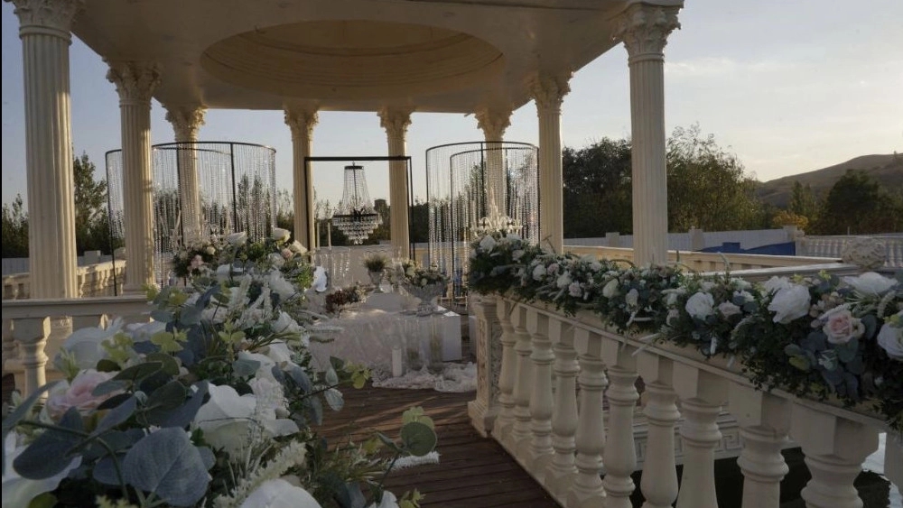 Performing wedding ceremonies in the middle