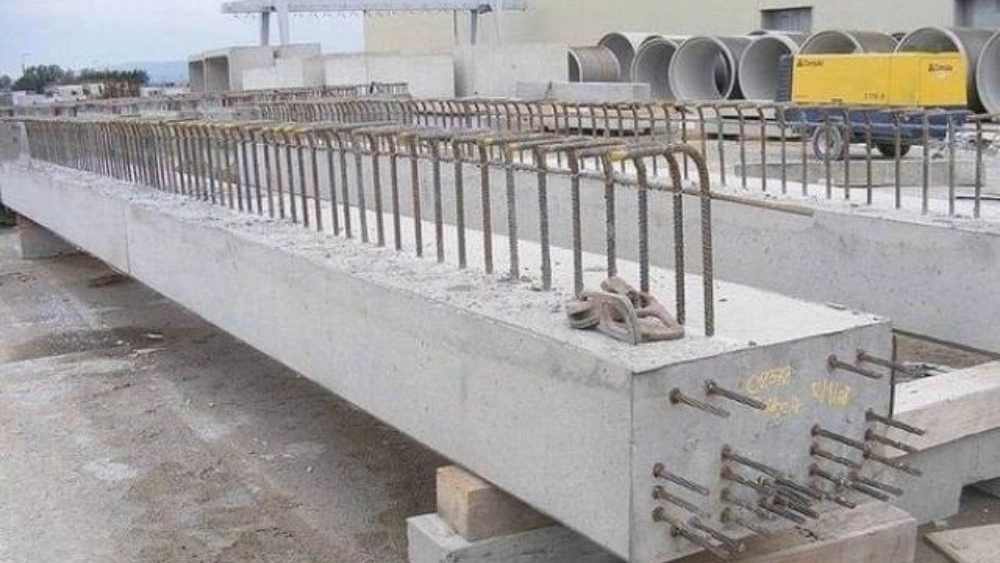 Kirmanşah'ta öngerilmeli beton