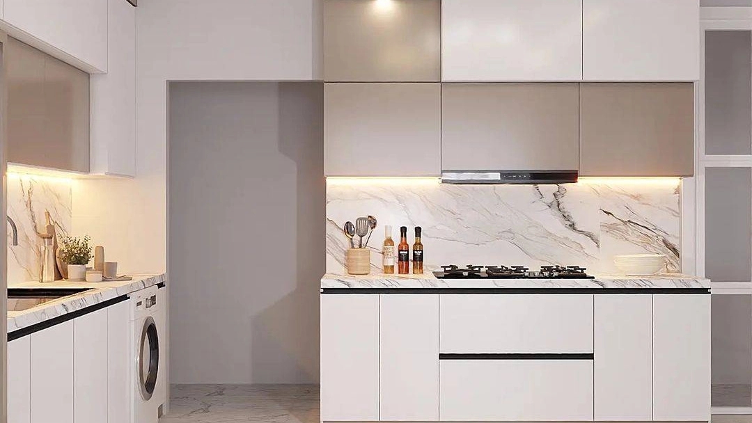Production and implementation of kitchen cabinets
