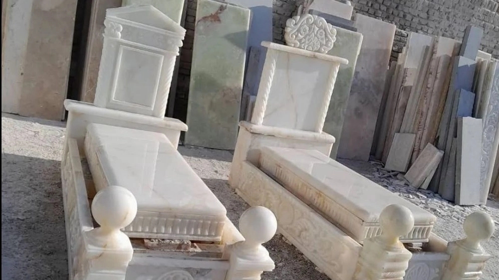 بناء شاهد القبر في خوزستان