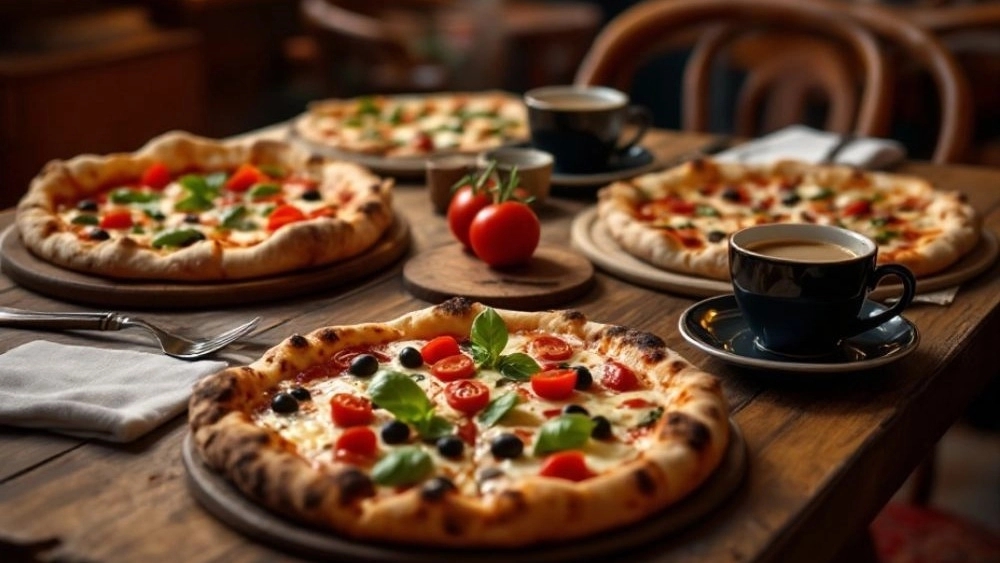 Experience the best fast food pizza in the H. Restaurant Cafe in Kashan