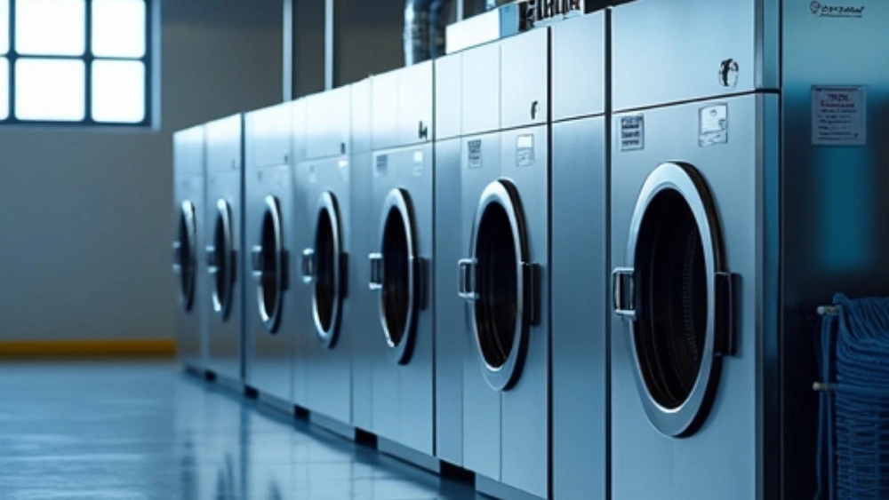 Why is the East Brotherhood Machine Machine Machine in the production of industrial laundry machines?
