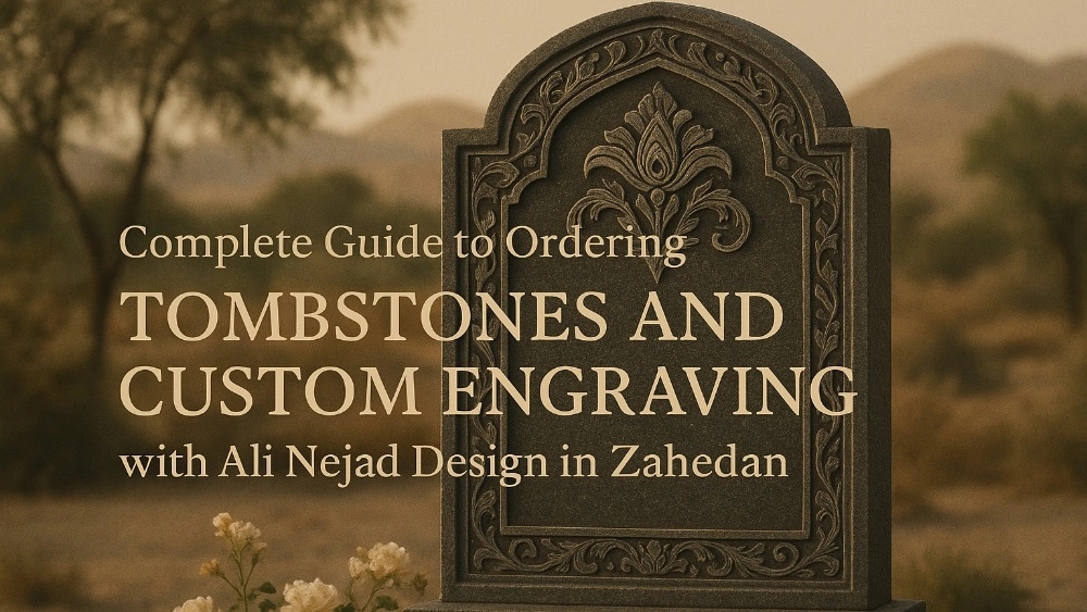 Complete Guide to Ordering Tomb and Engraving with Ali Nejad in Zahedan