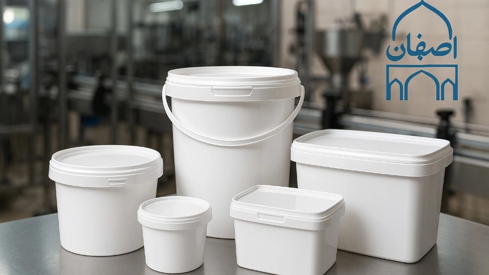 High quality plastic cheese bucket from a reputable manufacturer in Isfahan (Arvin Plast)