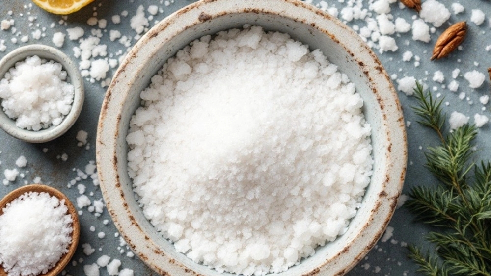 The use of sea salt in the food and cosmetic industries