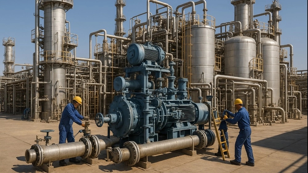 Manufacture of petrochemical and refinery equipment in Shiraz