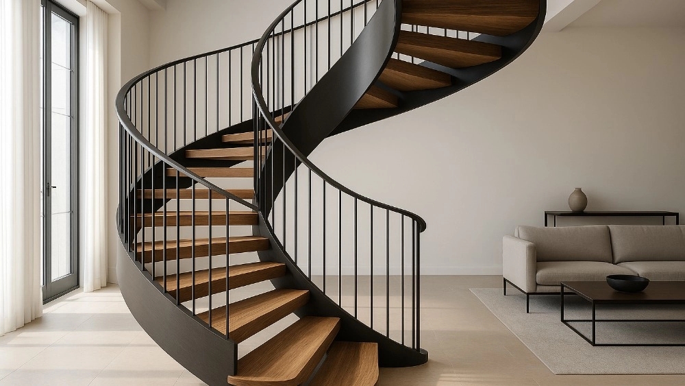Alborz Step: The top manufacturer of Round and Round Stairs in Karaj