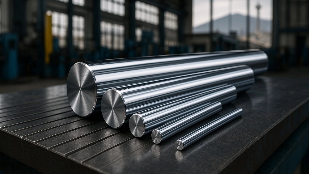 Production and sale of chrome shaft from 1 to 2 mm in diameter in Tehran