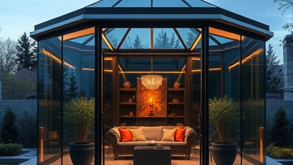 The latest models of bubble pavilions and glass hall in Tabriz