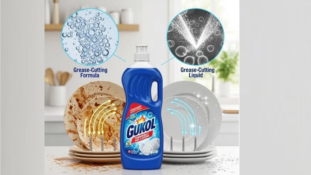 Strong Formulation of liquid dishwasher: How to eliminate fats and contaminants?