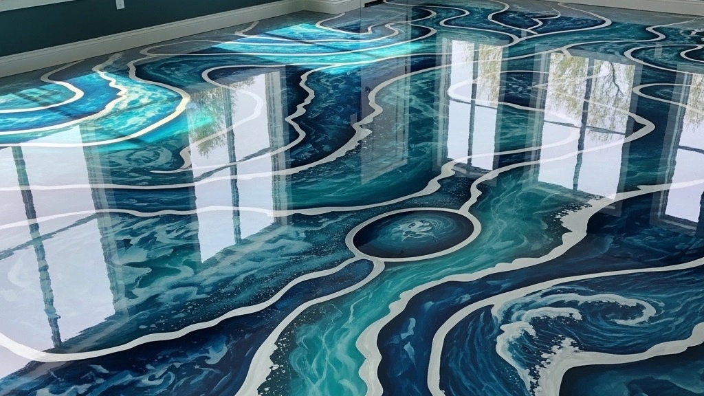 Price and Benefits of Epoxy 3D Floor in Tabriz with Rasoulpour's inlaid quality assurance